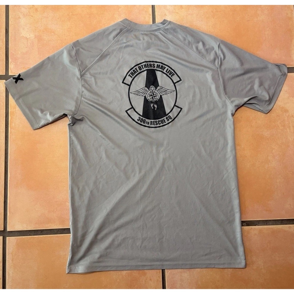 USAF Pararescue Large 360 Rescue Squadron "That Other May Live"Performance Shirt